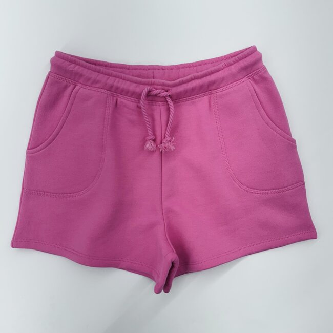 Paper Flower Pork Chop Pocket Short - Pink Cosmos