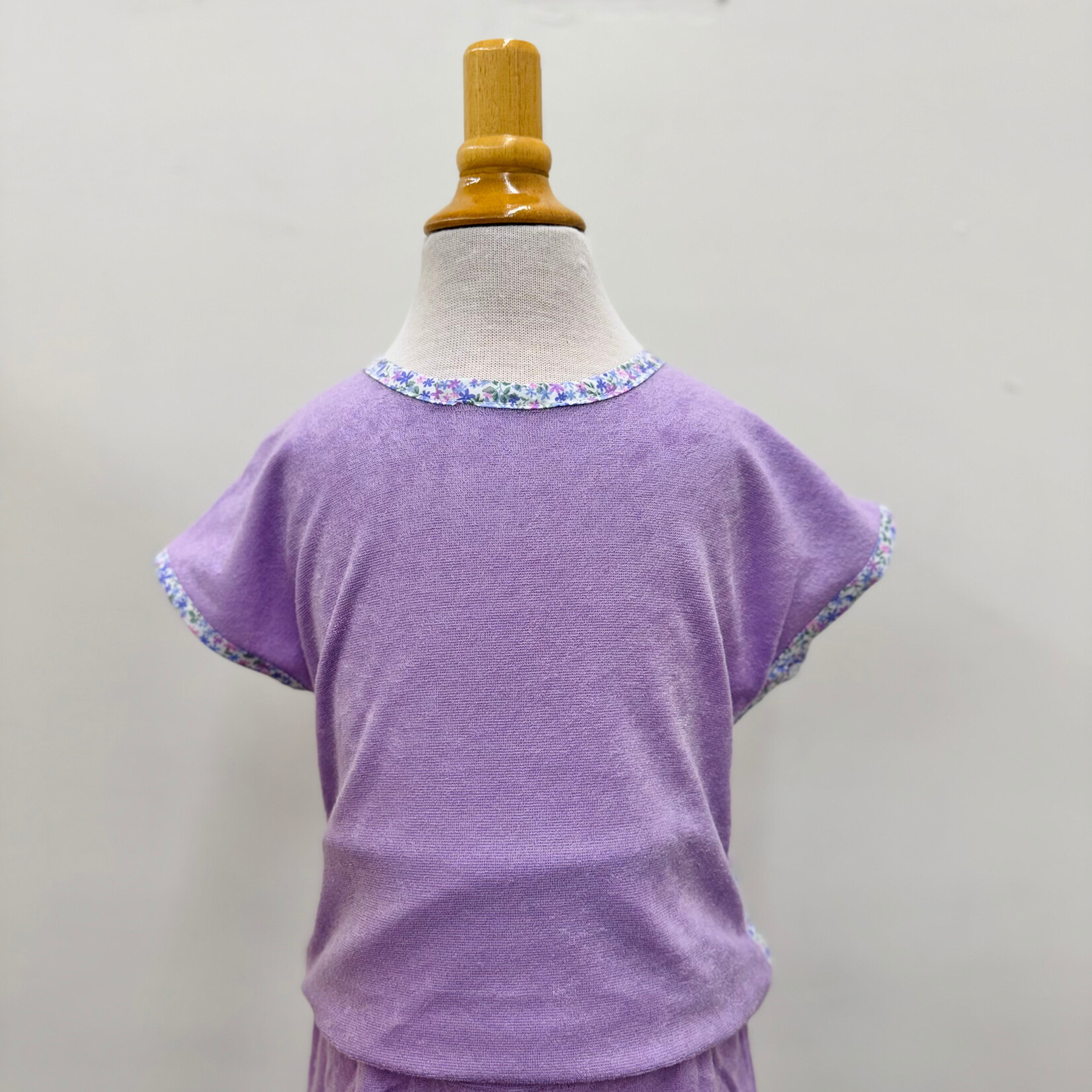 Banana Split Luna Terry Short Set - Purple