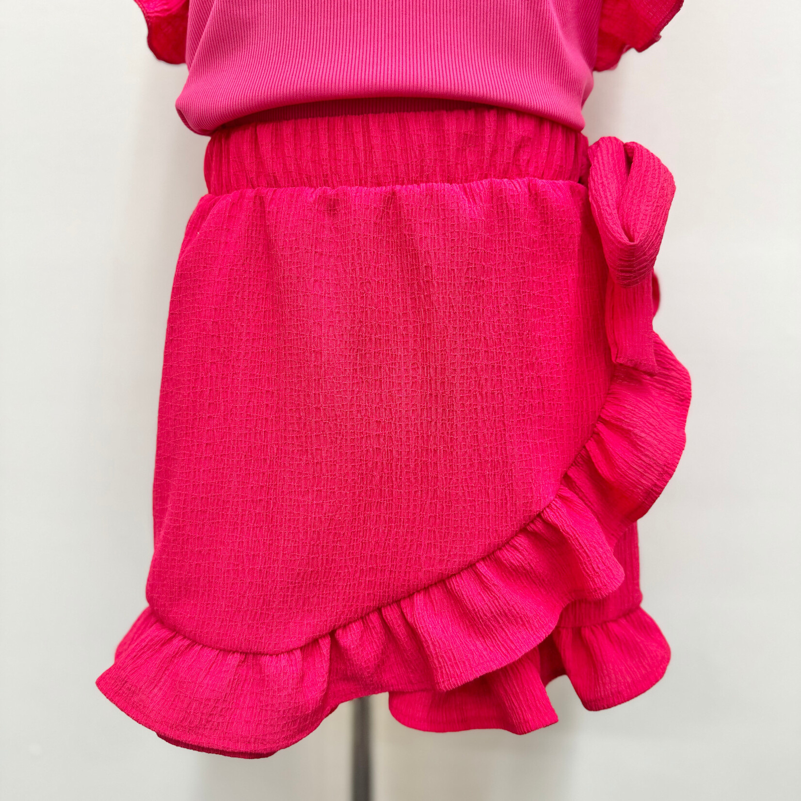 Cherry Ruffle Ribbon Crinkle Set