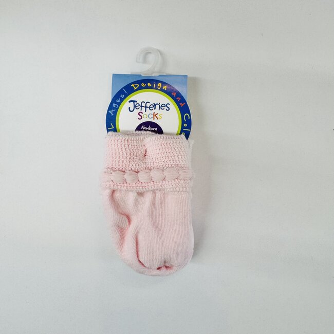 Jefferies Socks Pink Turn Cuff Socks (2 Pack)