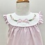 Sweet Dreams Pink Embroidered Bow & Flowers Dress