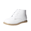 Baby Deer High Top Leather First Walker in White