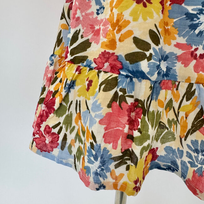 Sadie & Sage Nature's Palette Mini Skirt w/ Ruffle Hem