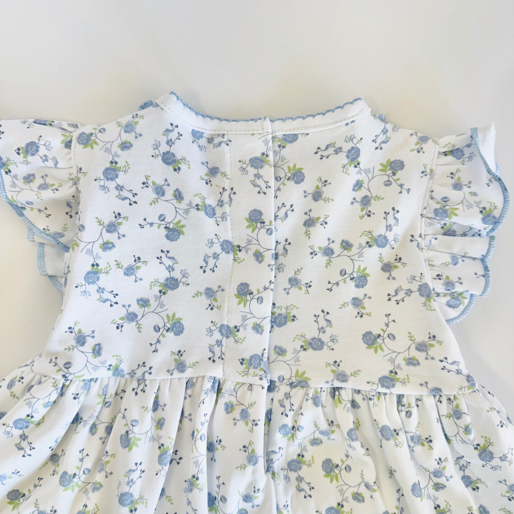 Magnolia Baby Skylar's Classics Sky Blue Smocked Flutters Dress Set