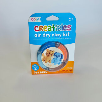 Ooly Creatibles D.I.Y. Air-Dry Clay Kit: Pet Bffs (Set of 4)