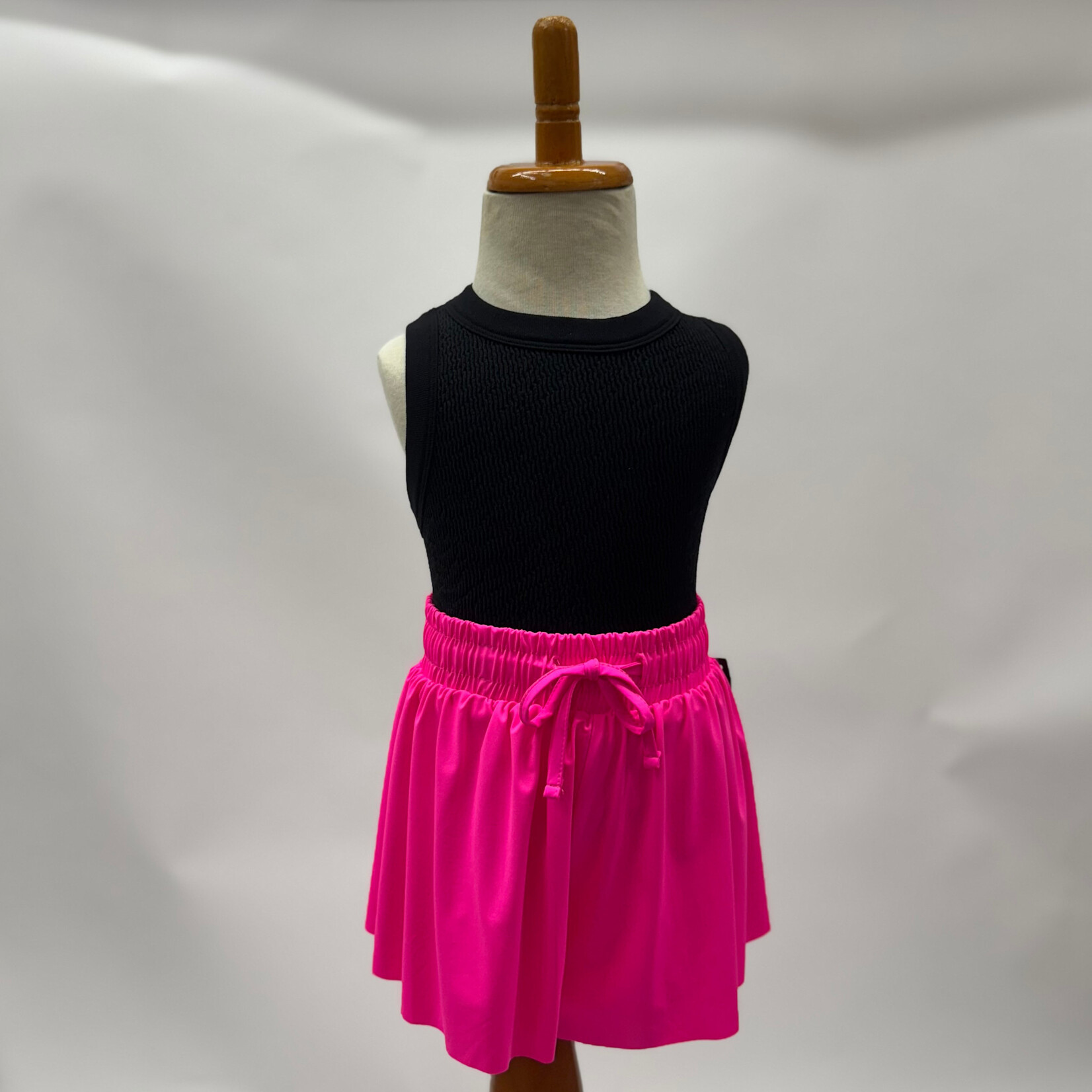Suzette Collection Smocking Sleeveless Tank - Black