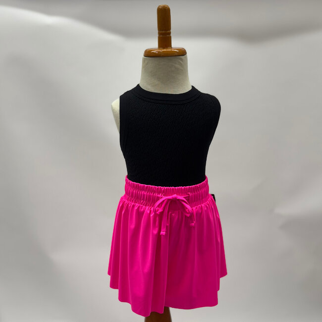 Suzette Collection Smocking Sleeveless Tank - Black