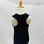 Suzette Collection Smocking Sleeveless Tank - Black