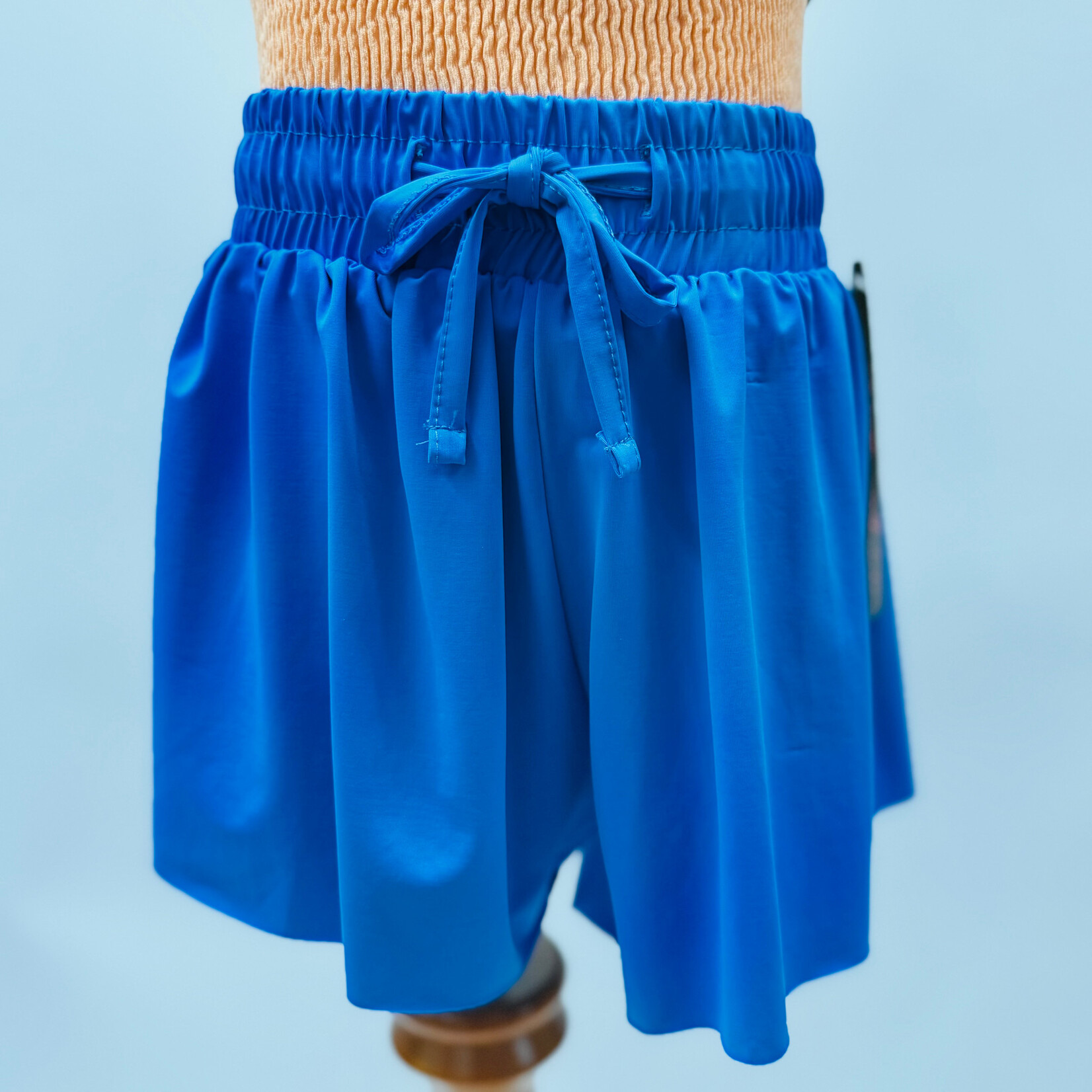 Suzette Collection Fly Away Shorts - Bright Blue