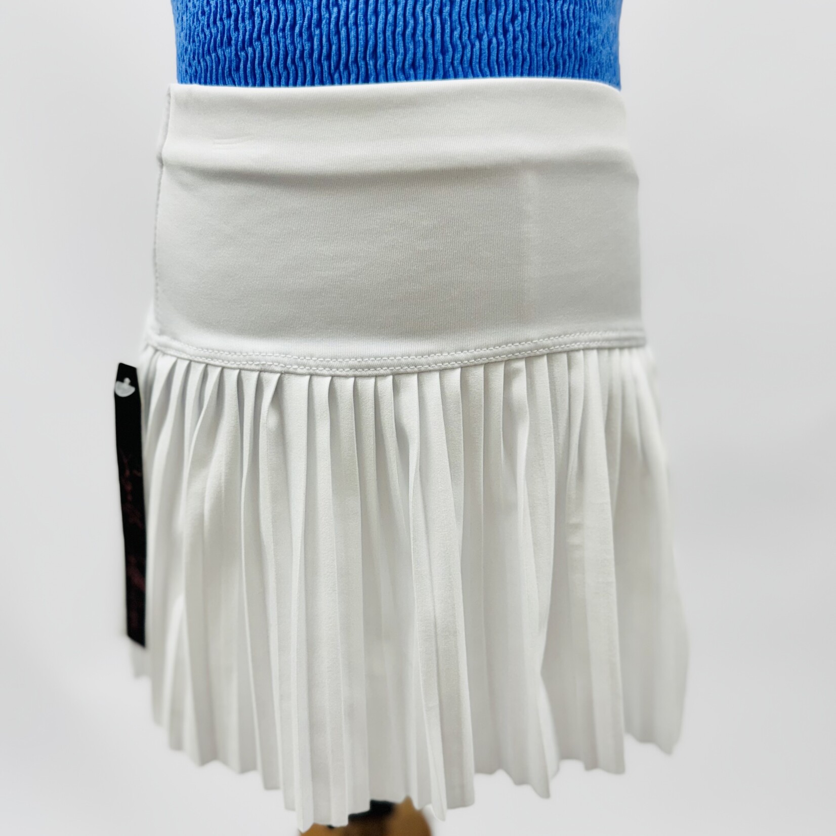 Suzette Collection Pleated Skort in White