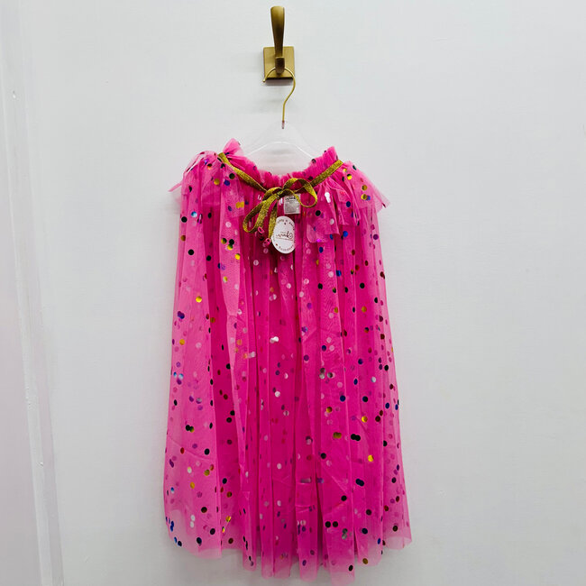 Sweet Wink Raspberry Confetti Cape