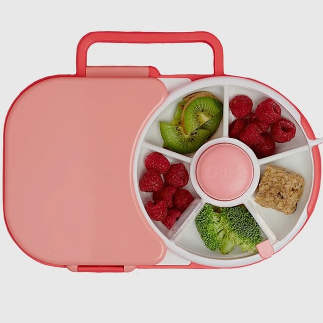 Göbe Kids 2-in-1 Lunchbox with Small Snack Spinner Flip