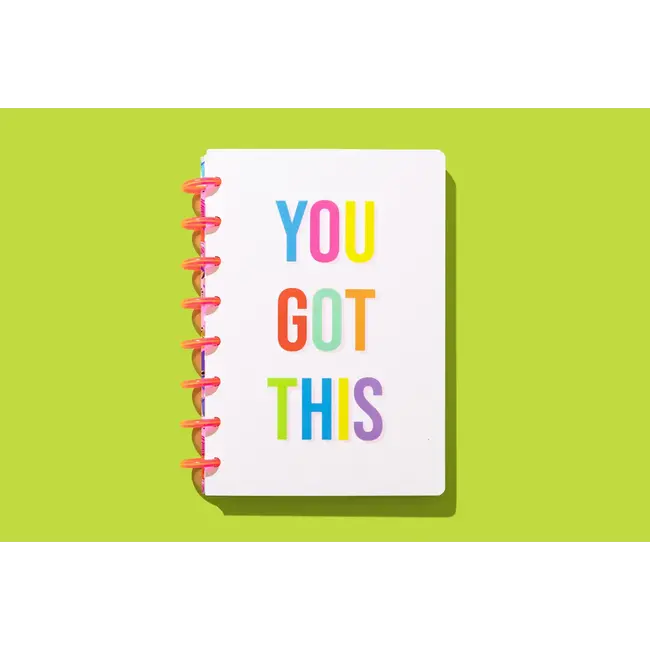 Taylor Elliott Designs Spiral Disc Notebook - "You Got This" - 200 Pages