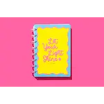 Taylor Elliott Designs Spiral Disc Notebook - "Let Your Light Shine" - 200 Pages