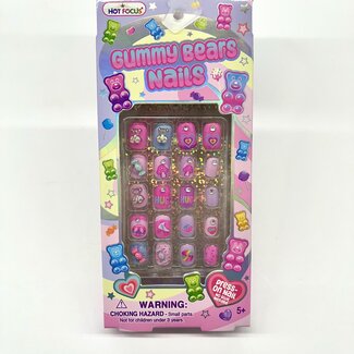 Hot Focus Gummy Bear Nails