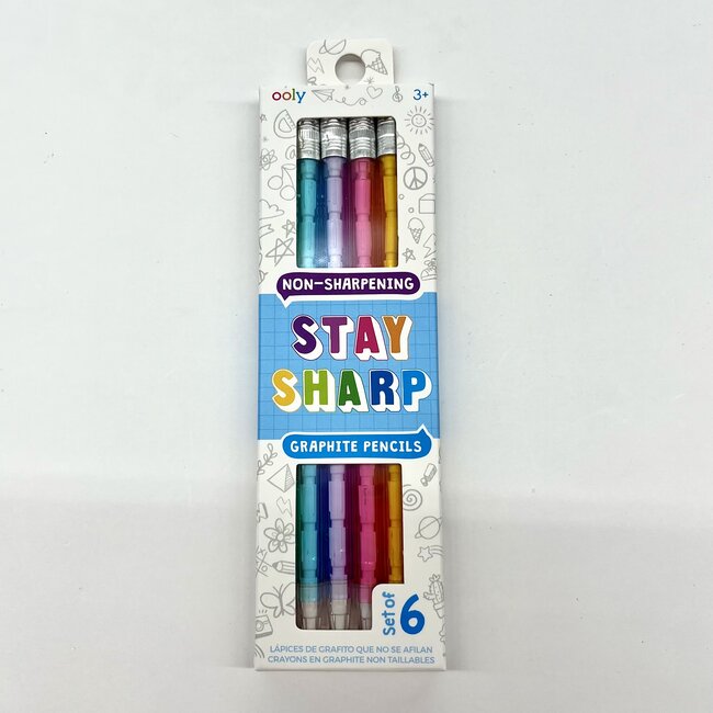 Ooly Stay Sharp Pencils - Rainbow