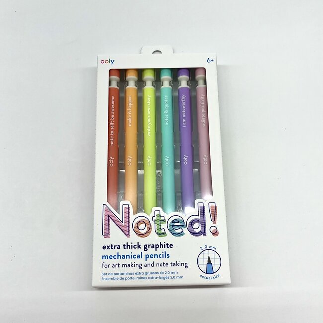 Ooly Noted! Graphite Mechanical Pencils - Set of 6