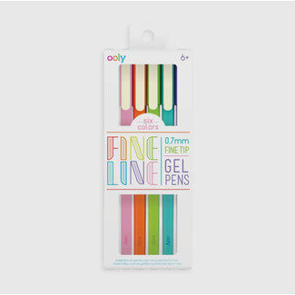 Ooly Fine Lines Gel Pens Set of 6