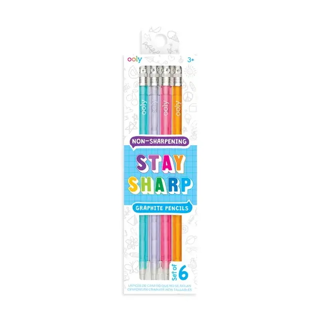 Ooly Stay Sharp Pencils - Rainbow
