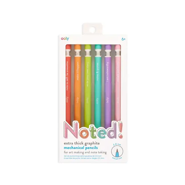 Ooly Noted! Graphite Mechanical Pencils - Set of 6