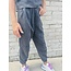 Hayden Girls Washed Jogger Set - Black