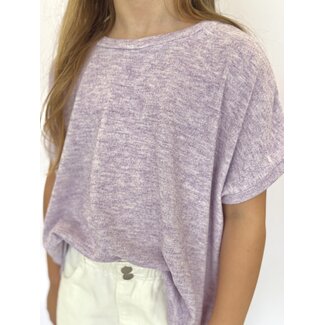 Sadie & Sage Soft Moments Knit Top - Lavender