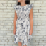 Hayden Girls Antique Floral Smock & Ruffle Dress - Black