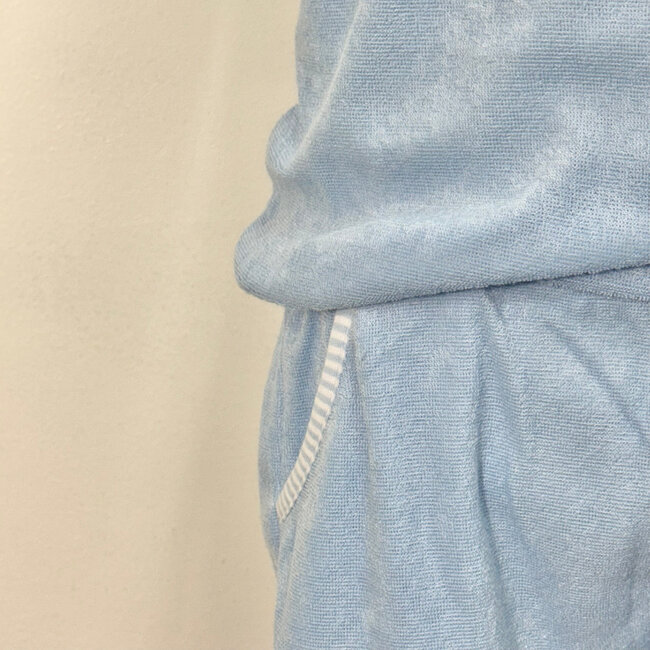 Banana Split Carter Terry Boys Short Set - Blue