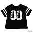 Azarhia Glitter Double 00 Stars Boxy Black Tee