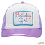 Azarhia Birthday Girl Rhinestone Lavender Metallic Trucker Hat