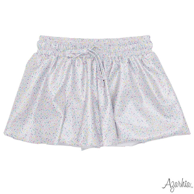 Azarhia Shimmer Sprinkles Butterfly Flowy Short