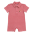 Itsy Bitsy Game Day Polo Romper - Red