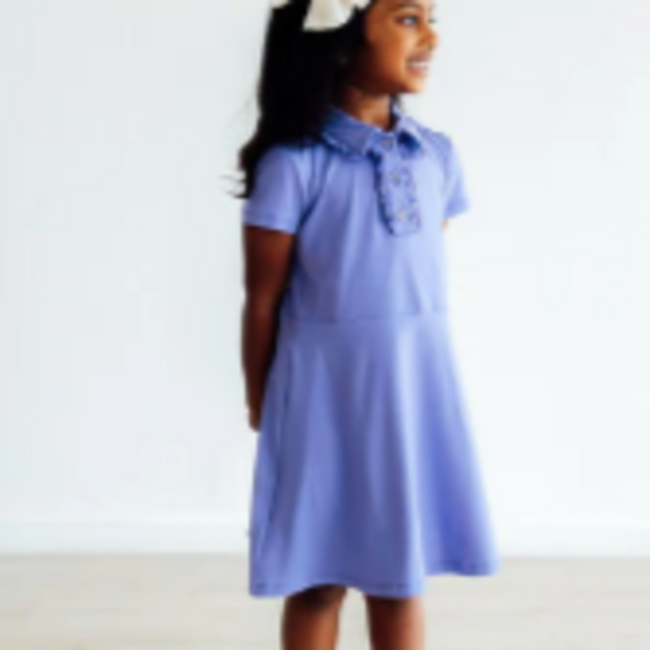 Mila & Rose Periwinkle S/S Polo Dress