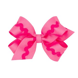 Wee Ones Grosgrain w/ Ric Rac Trim  Pink KING