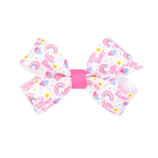 Wee Ones Lil Sister Printed Bow MINI