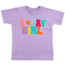 Sweet Wink Birthday Girl Patch Tee- Lavender