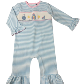 Three Sisters Princess Smocked Romper