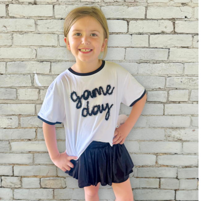 Tweenstyle by Stoopher Black Shine Skort