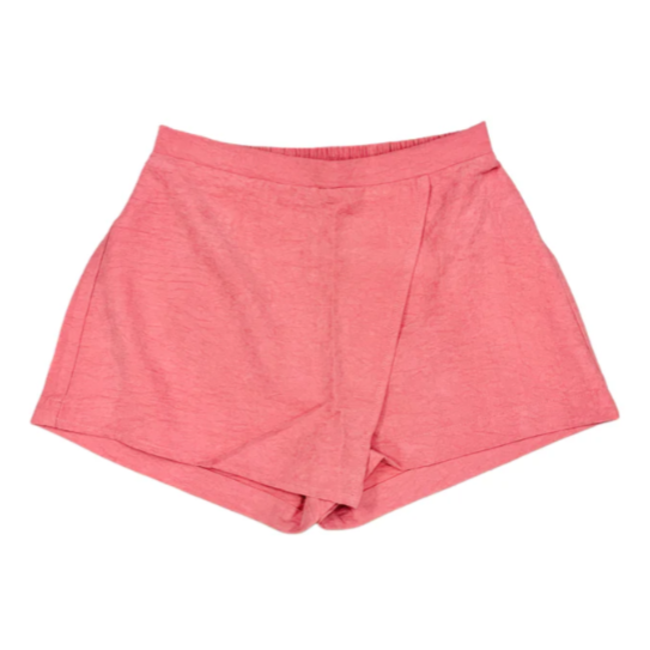 Sadie & Sage Sundown Wrap Over Skort - Pink