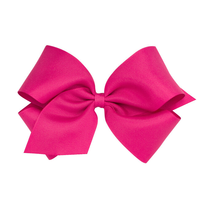 Wee Ones Grosgrain Shocking Pink Bow