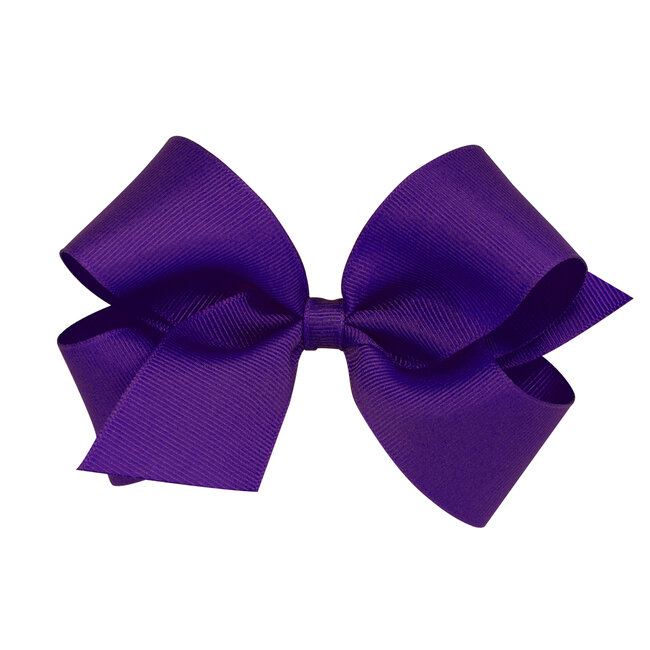 Wee Ones Grosgrain Purple Bow