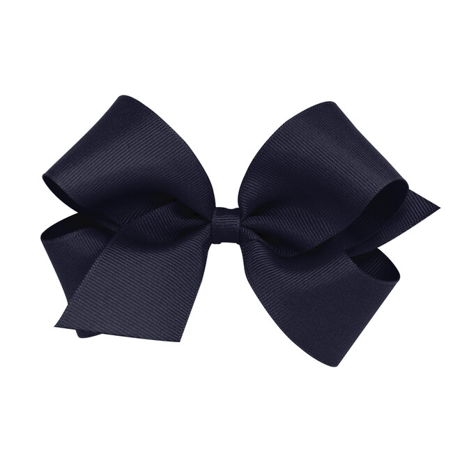 Wee Ones Grosgrain Navy Bow