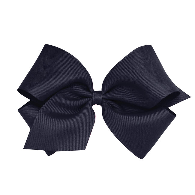 Wee Ones Grosgrain Navy Bow