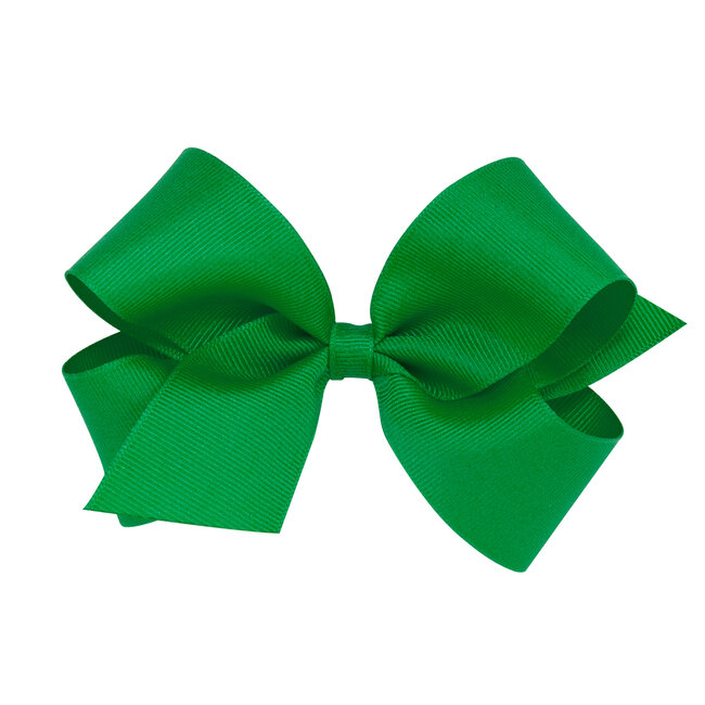 Wee Ones Grosgrain Green Bow