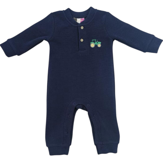 Banana Split Tractor Boys Romper