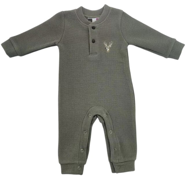 Banana Split Deer Boys Romper