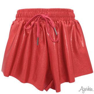 Azarhia Shimmer Butterfly Short in Red