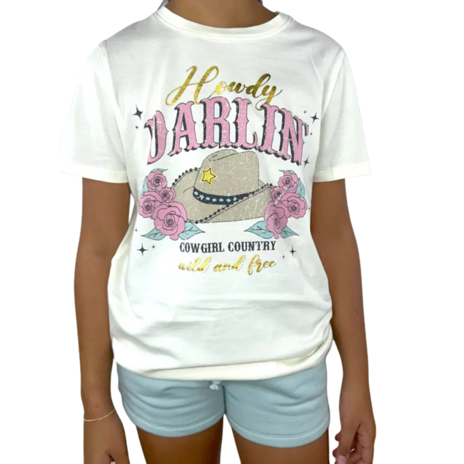 Paper Flower Howdy Darlin' Tee