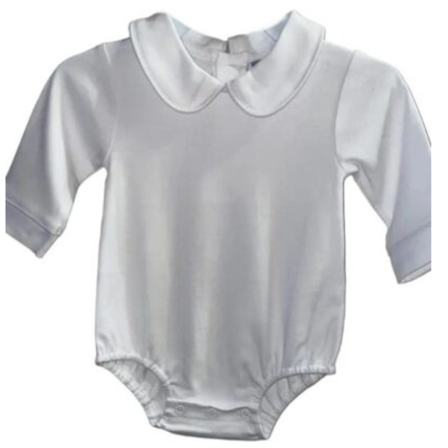 Three Sisters Girls White Long Sleeve Onesie