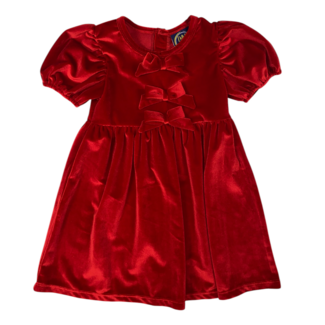 Emma Jean Chelsea Bow Dress - Red